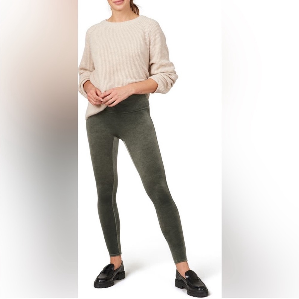 Spanx velvet leggings